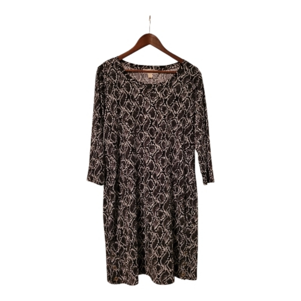 Michael Kors Snakeskin Pattern Dress Size XL